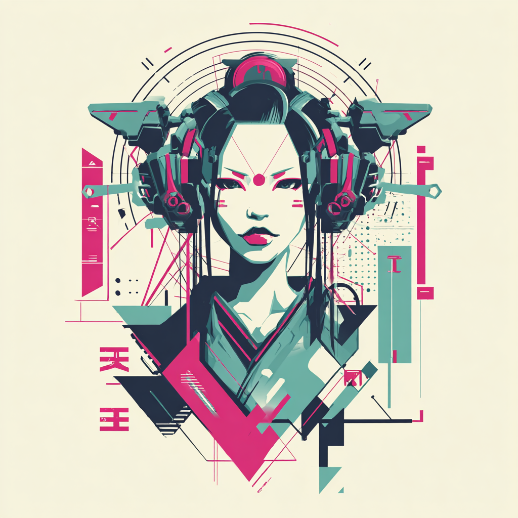 Ukiyo-e Skull & Legends: Prompt Vetorial para Estampas - Imagem 3