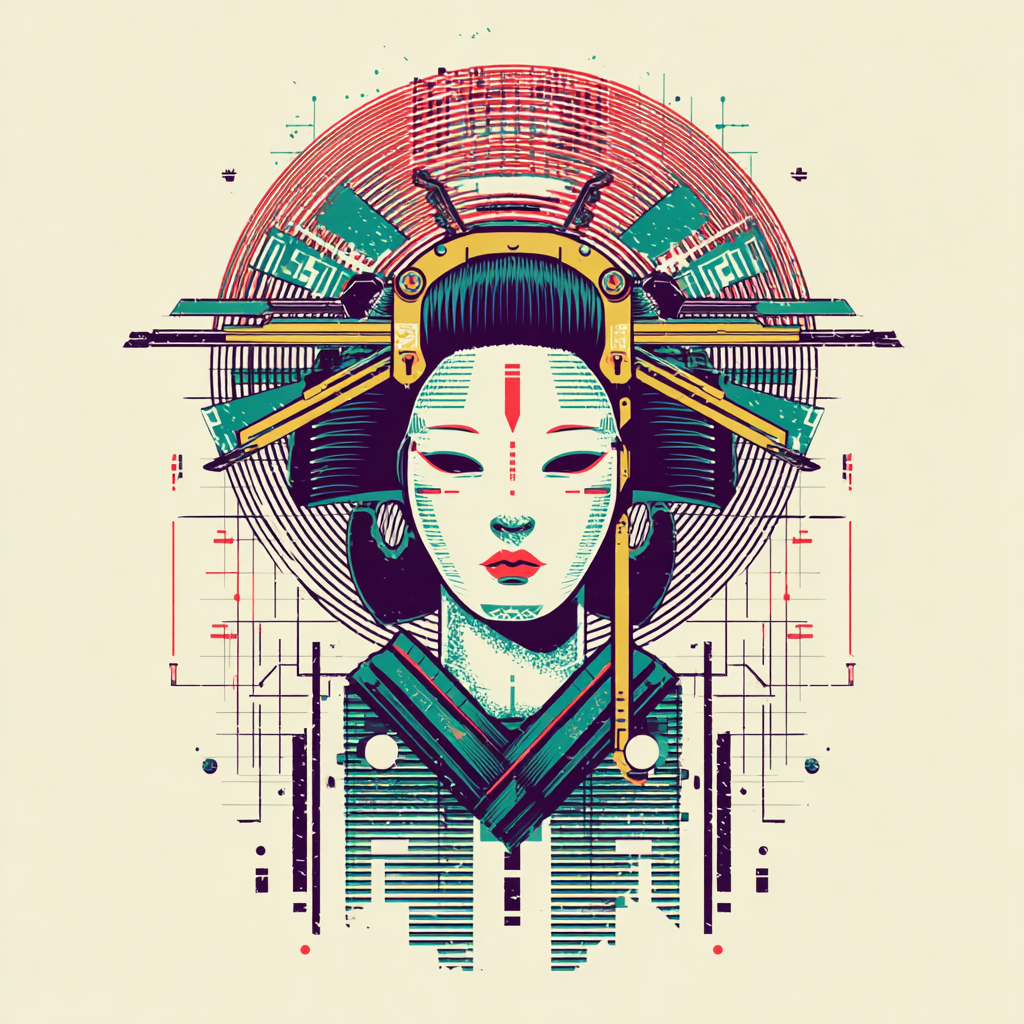 Ukiyo-e Skull & Legends: Prompt Vetorial para Estampas - Imagem 4