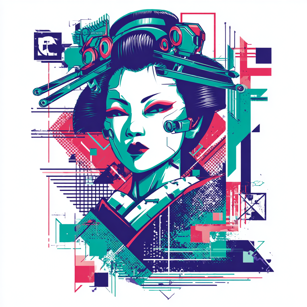 Ukiyo-e Skull & Legends: Prompt Vetorial para Estampas - Imagem 5